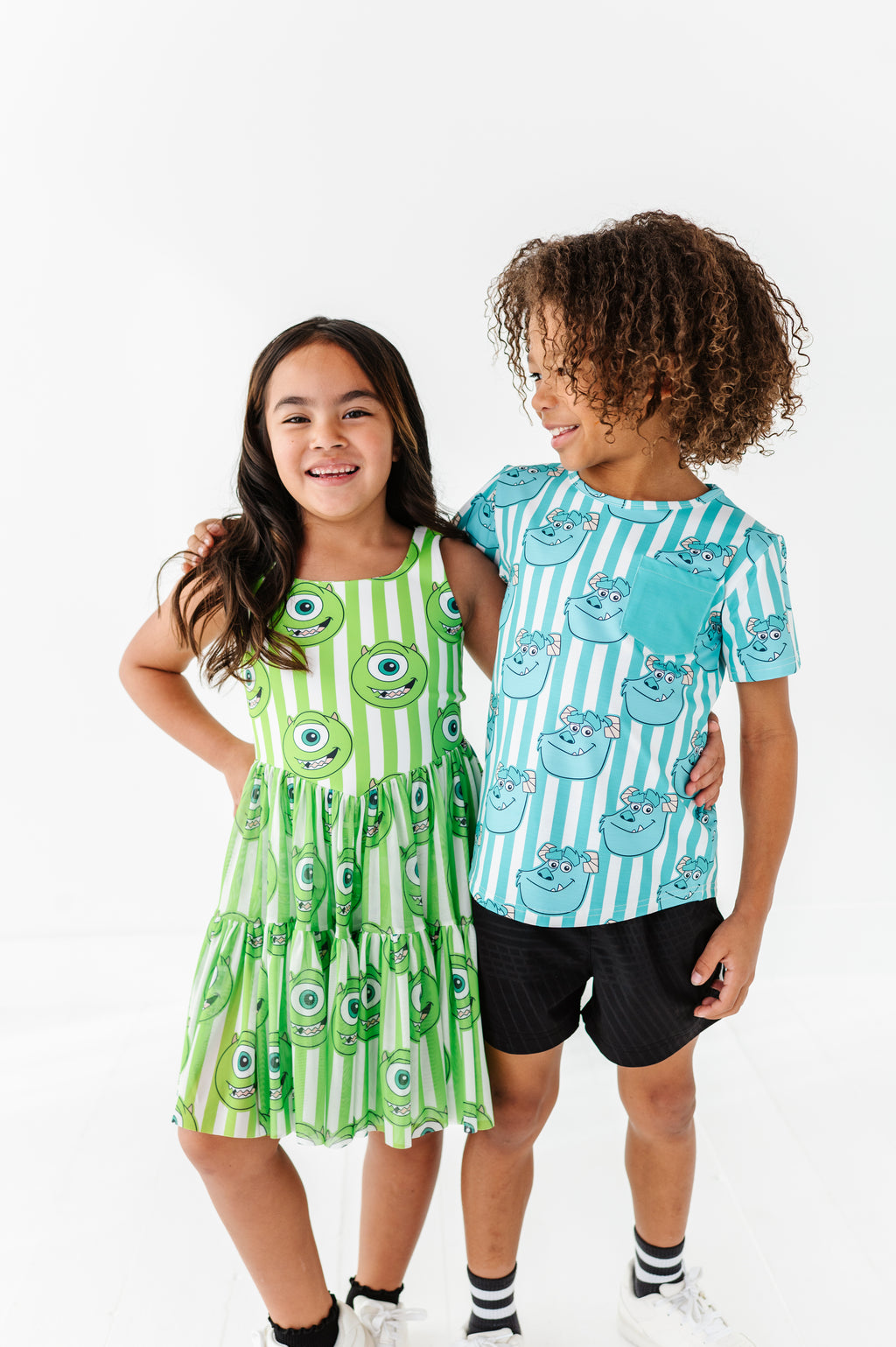 MONSTER MIKE Stripe (KIDS) | Mesh DRESS