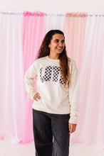 Load image into Gallery viewer, Checkered ‘LOVE’ | ADULT Sweatshirt