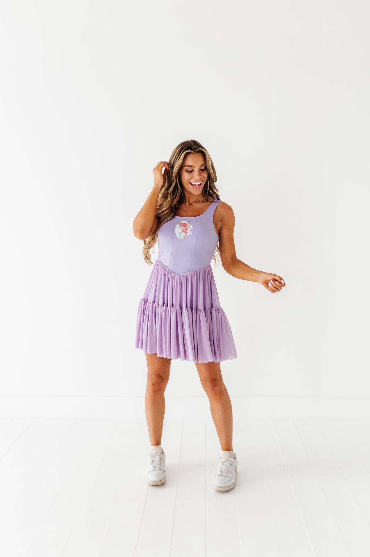 Ariel (ADULT) | Orchid Mesh DRESS