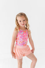 Load image into Gallery viewer, Neon Floral | Twisty Back Tank