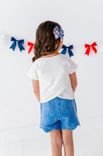 Load image into Gallery viewer, BLUE | Scallop Shorts