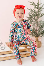 Load image into Gallery viewer, Holly Floral | ZIP ROMPER