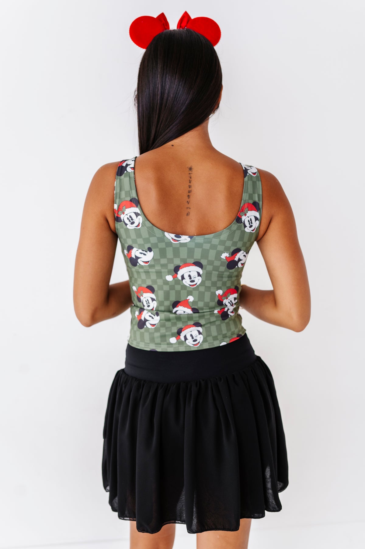 Mickey's Evergreen Check | ADULT Tank