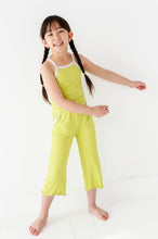 Load image into Gallery viewer, Lime Wedge | Tank + Wide Leg RIB Set
