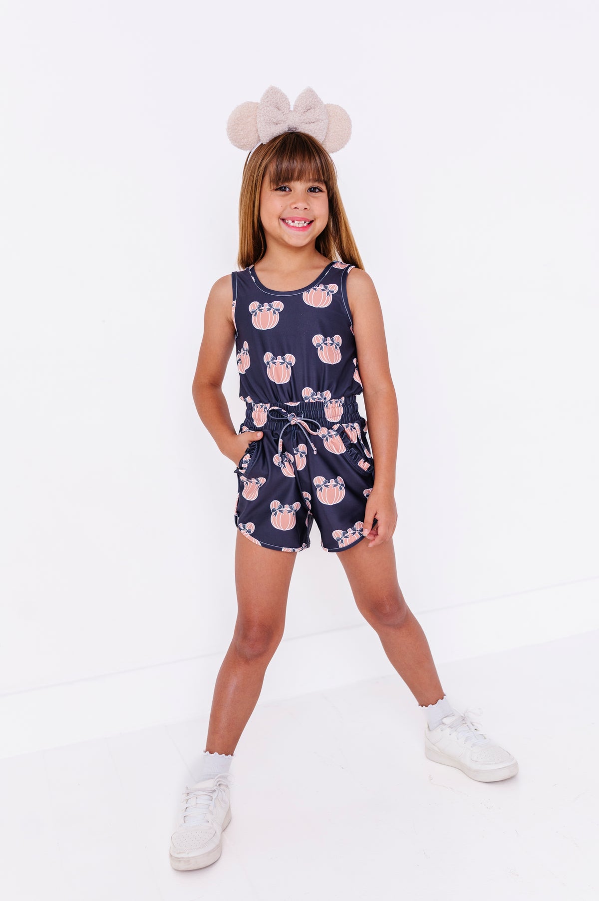 BLACK Piggy Pumpkins | ACTIVE ROMPER