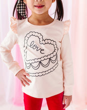 Load image into Gallery viewer, Love Cake | Pink Ruffle Long Sleeve