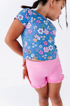 Load image into Gallery viewer, Cotton Candy | Ruffle RIB Biker Shorts