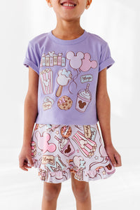 MAGICAL SNACKS | LILAC KIDS TEE (*SHIPS EARLY-FEB)