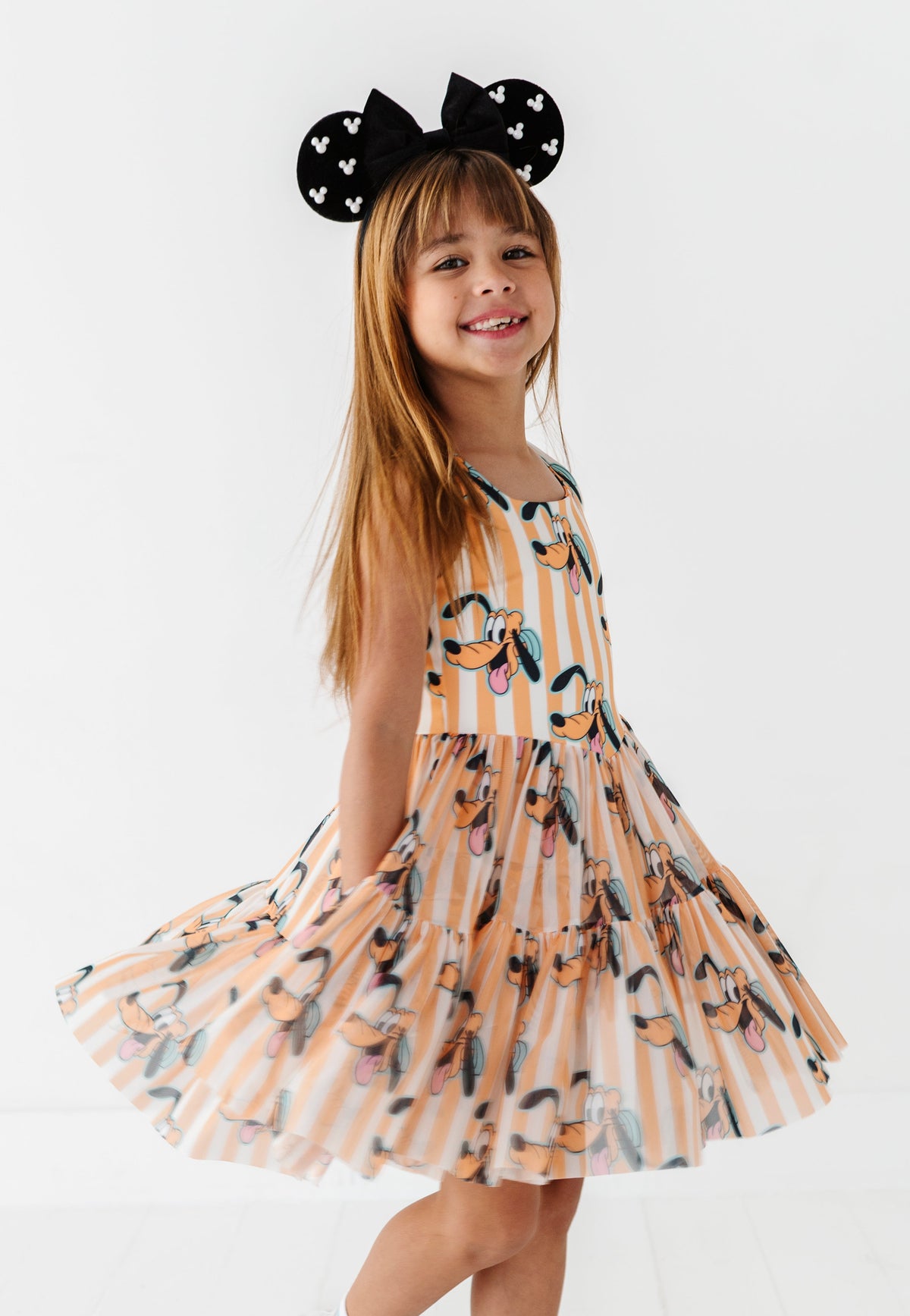 PLUTO Stripe (KIDS) | Mesh DRESS
