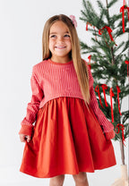 Sugarplum Bows | Poplin Dress