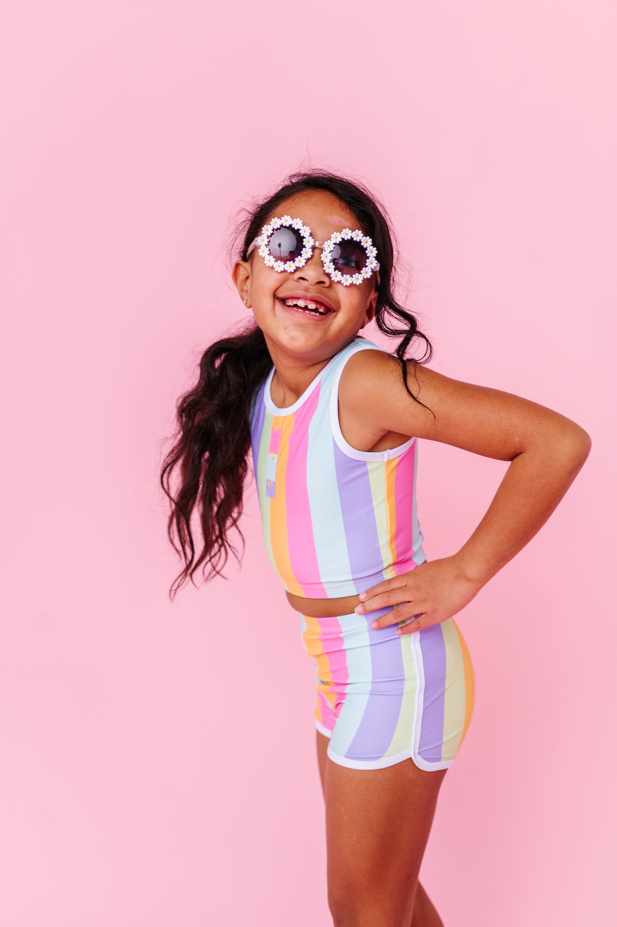 Sherbert Stripes | BOY SHORTS 2-PIECE