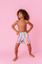 Load image into Gallery viewer, Sherbert Stripes | BOYS SWIM SHORTS