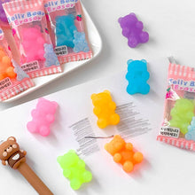 Load image into Gallery viewer, Jelly Bear Eraser (colors vary)