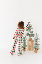 Load image into Gallery viewer, Holiday Plaid | GIRLS WIDE-LEG SET