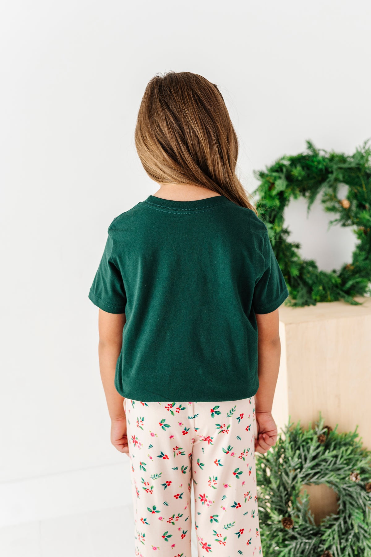 Merry Christmas Bow | (( GREEN )) YOUTH TEE