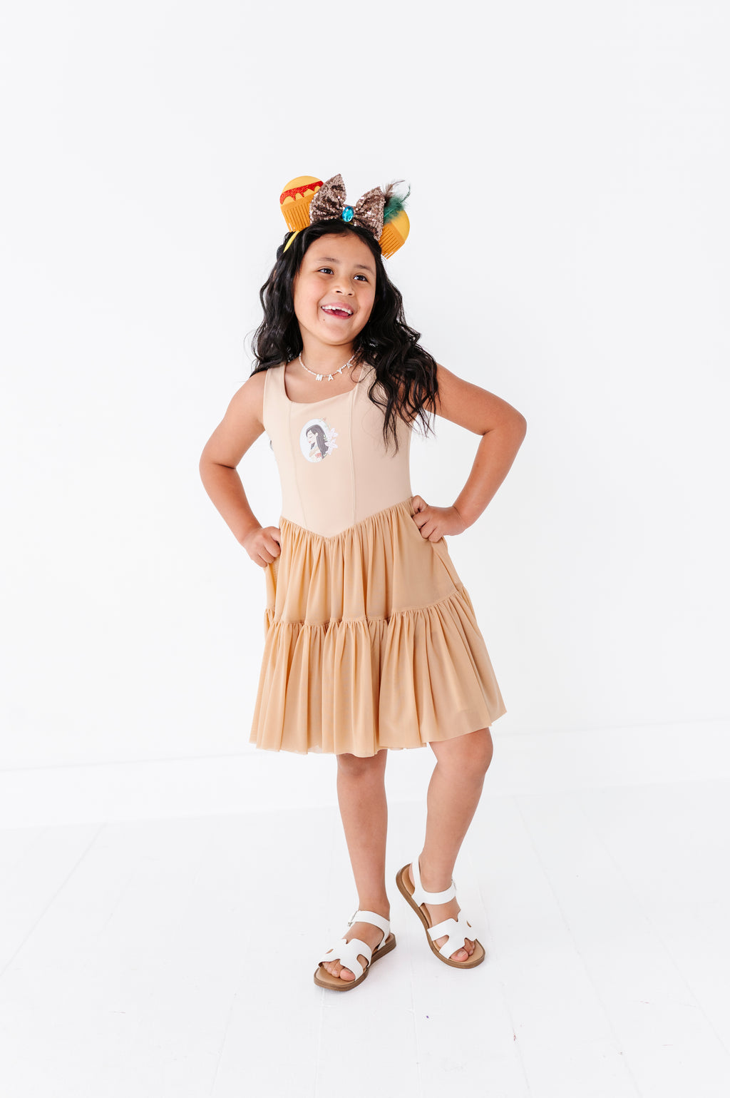 Pocahontas (KIDS) | Sand Mesh DRESS