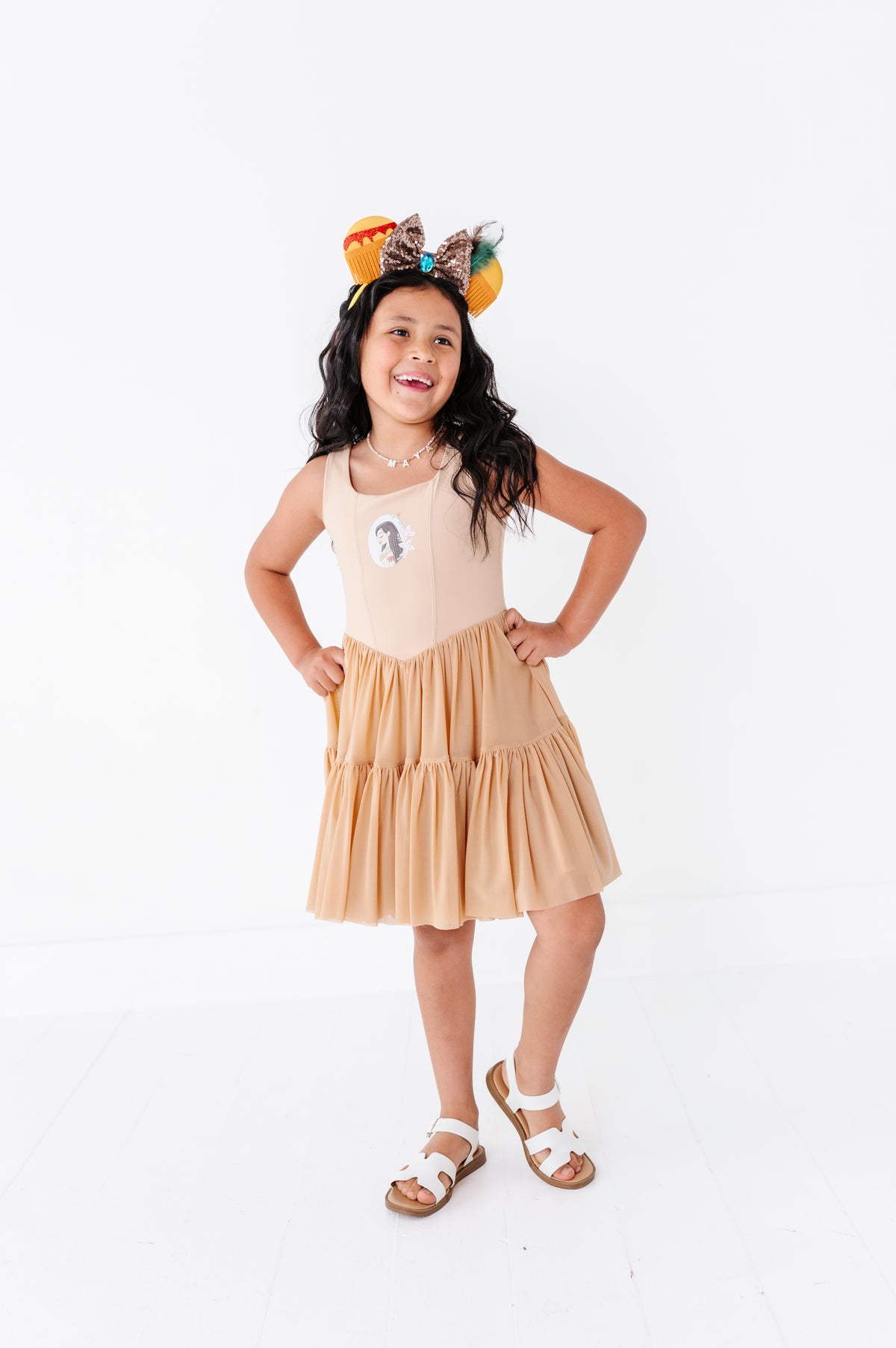 Pocahontas (KIDS) | Sand Mesh DRESS