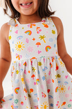 Load image into Gallery viewer, Girly Summer | Tie-Strap Twirl Dress