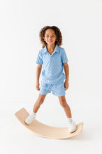 Load image into Gallery viewer, Coastal Blue | BOYS TERRY CHECK SET
