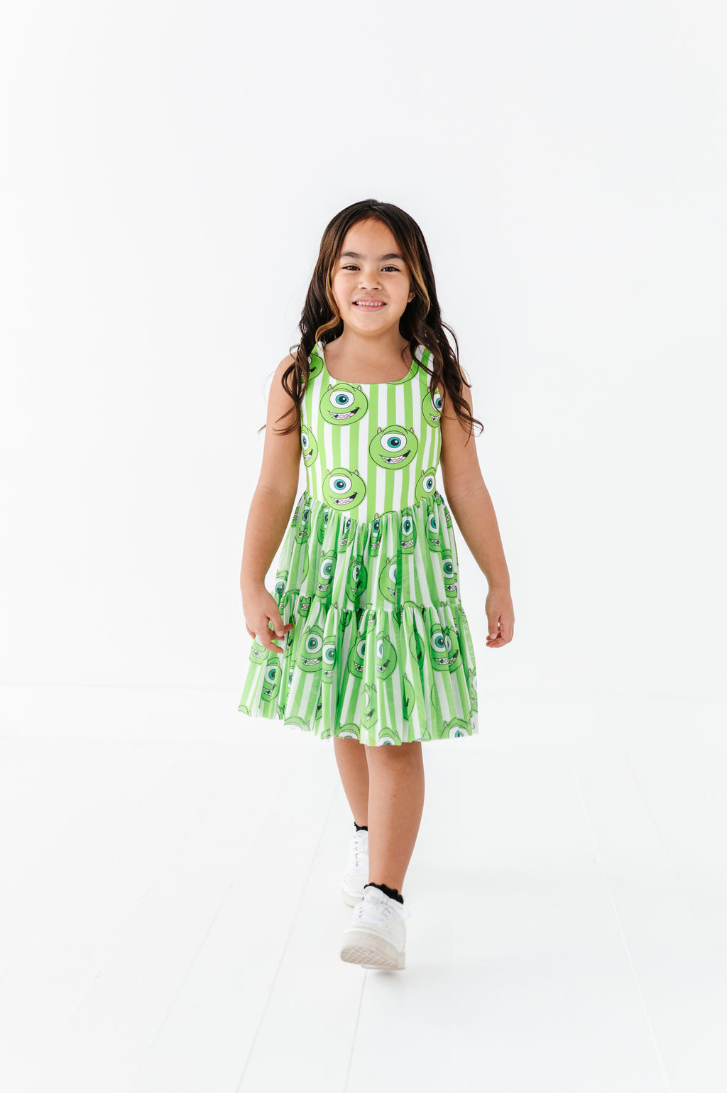 MONSTER MIKE Stripe (KIDS) | Mesh DRESS