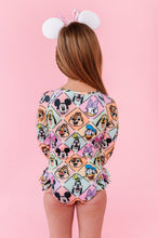 Load image into Gallery viewer, Retro Characters | ONE-PIECE Rashguard Suit