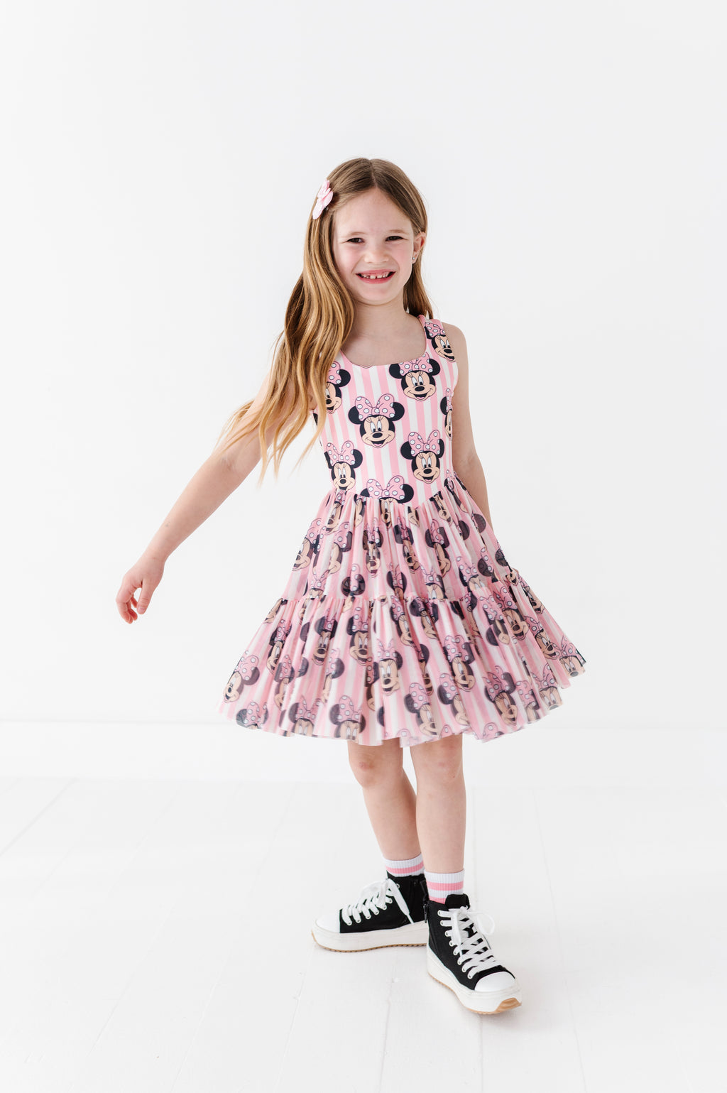 MINNIE Stripe (KIDS) | Mesh DRESS