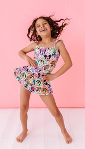 Vintage Magical Characters | 2-PIECE Skirted Swim