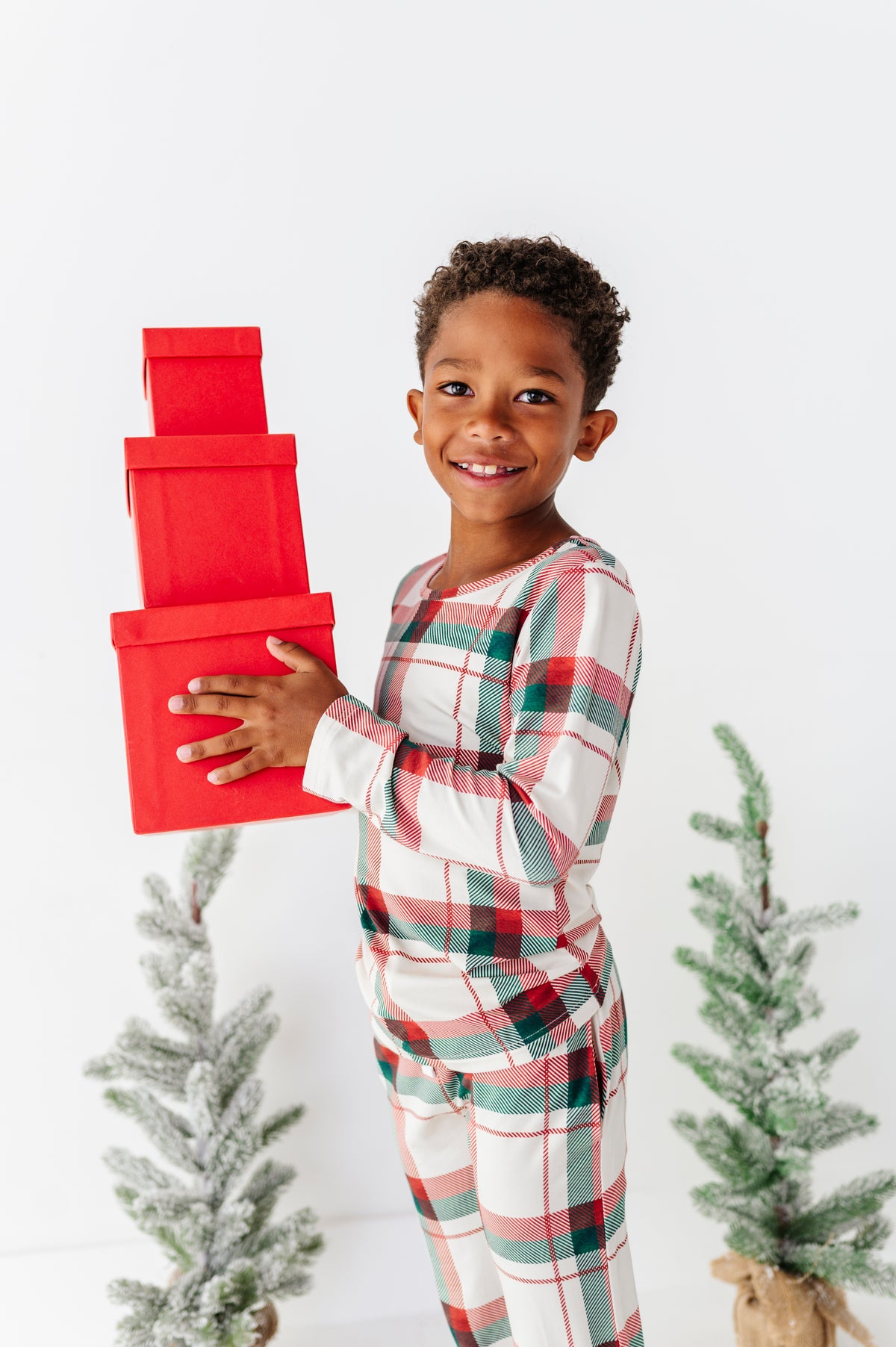 Holiday Plaid | BOYS 2-Piece SET