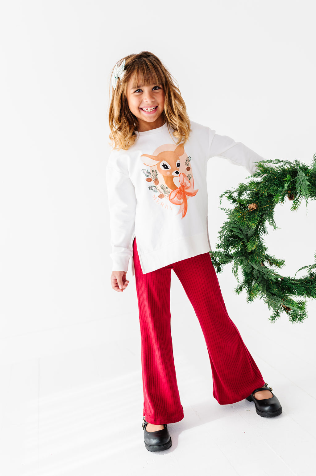 Darling Deer | Side Split Sweatshirt