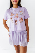 PURPLE PRINCESS *NEW* | Adult Tee (Both CROP + FULL LENGTH listed here!)
