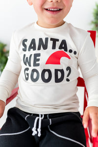 Santa, we good? | White Long Sleeve