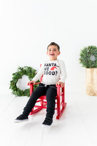 Santa, we good? | White Long Sleeve