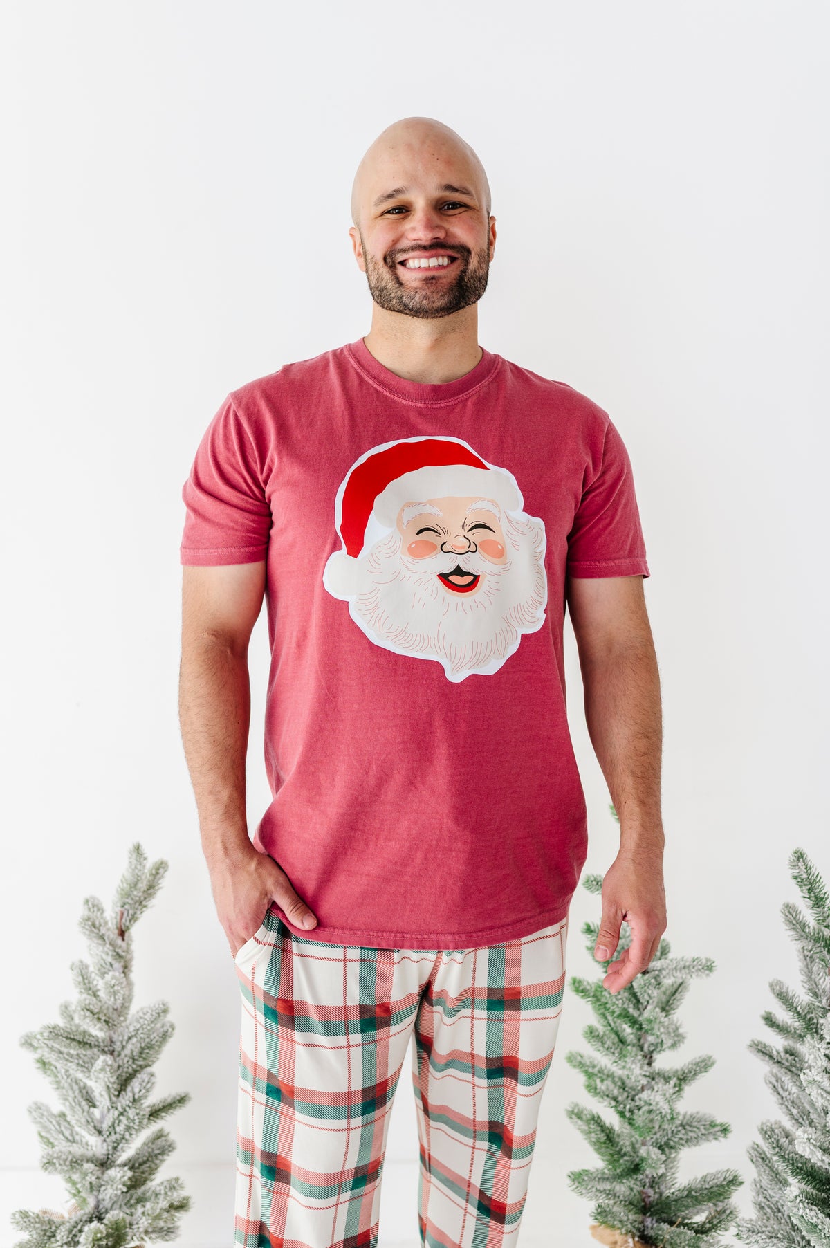 Crimson Santa | ADULT FULL LENGTH TEE