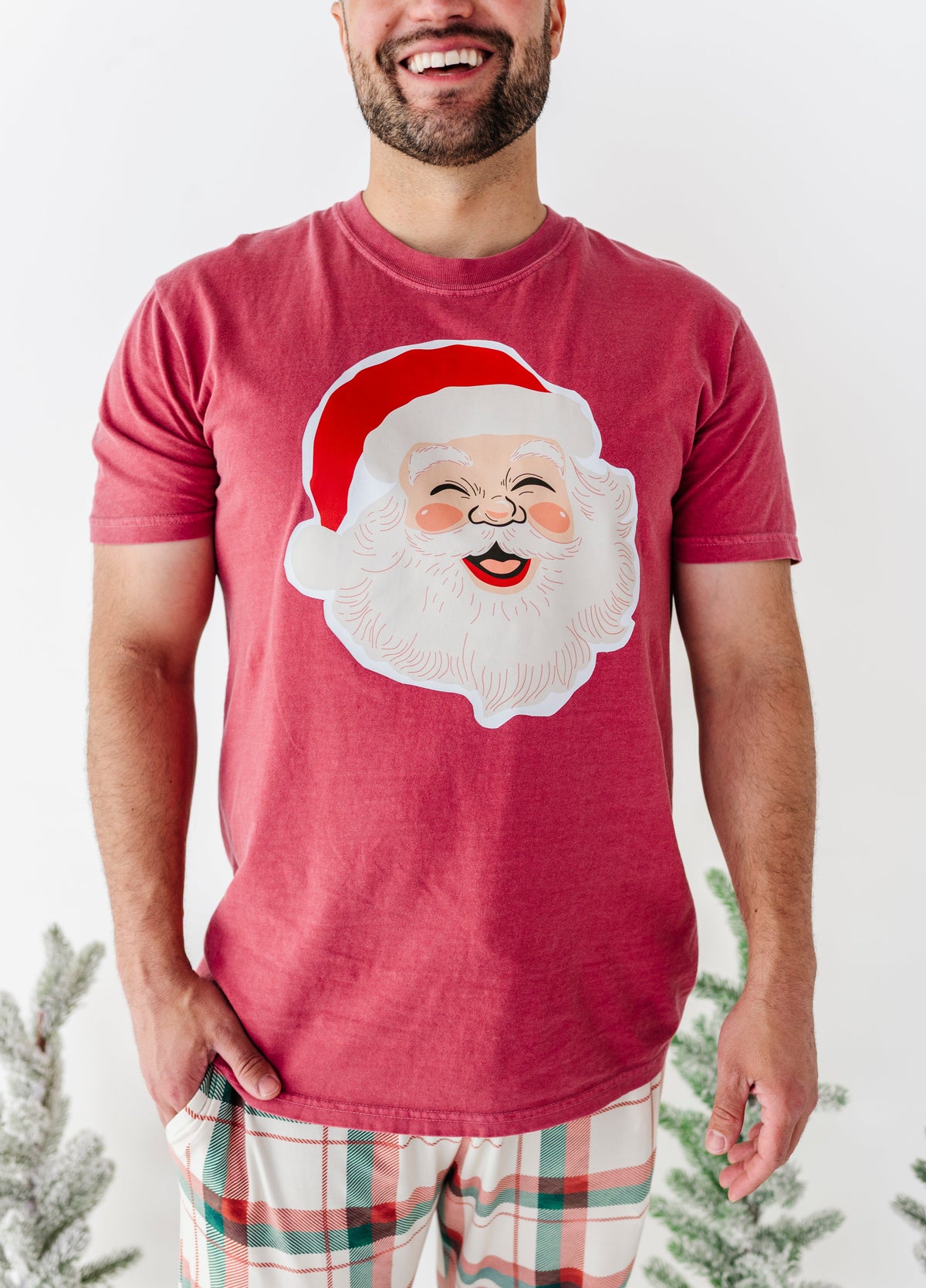 Crimson Santa | ADULT FULL LENGTH TEE