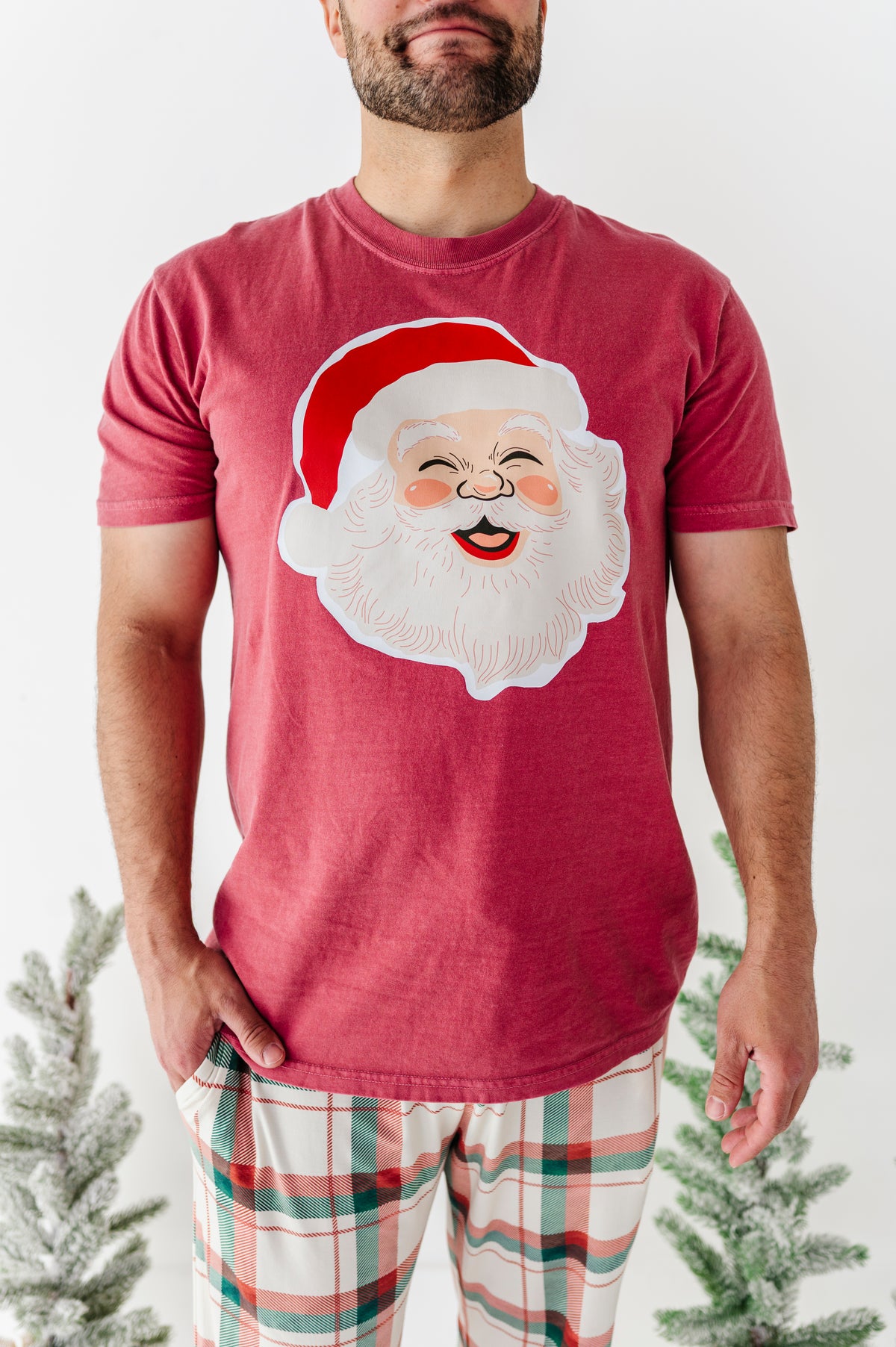 Crimson Santa | ADULT FULL LENGTH TEE