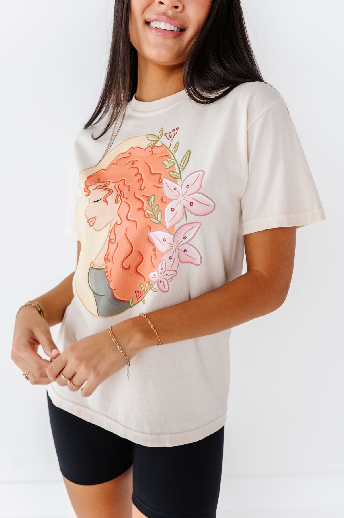 Merida | ADULT tee (CROP + FULL LENGTH HERE)