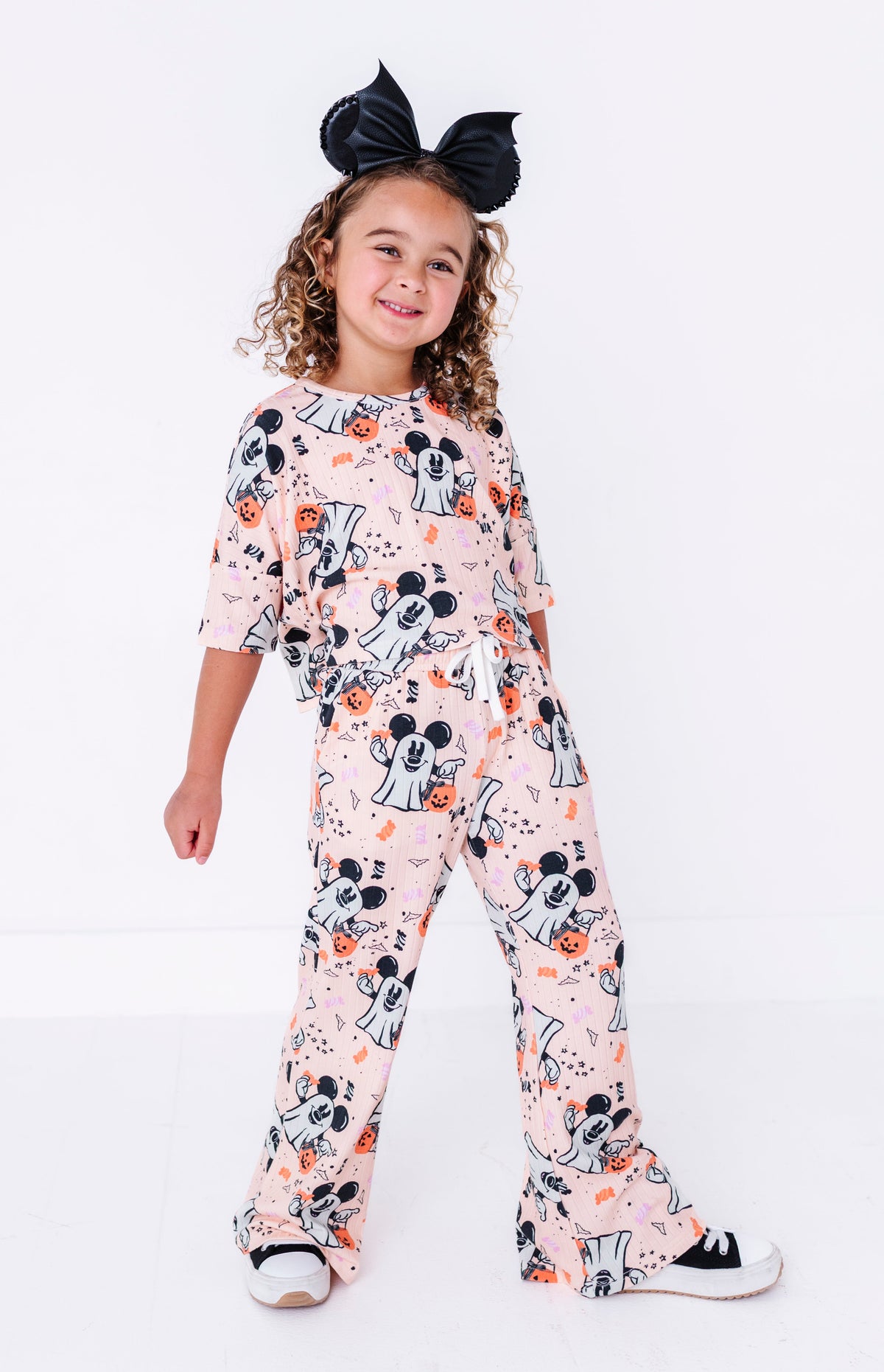 Trick-or-Treat Mickey Ghost | RIB PANT SET
