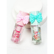 Load image into Gallery viewer, Dotted Bow Glittered Lip Oil (colors vary)