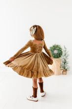 Load image into Gallery viewer, Carmel | Velvet Bow Back Dress