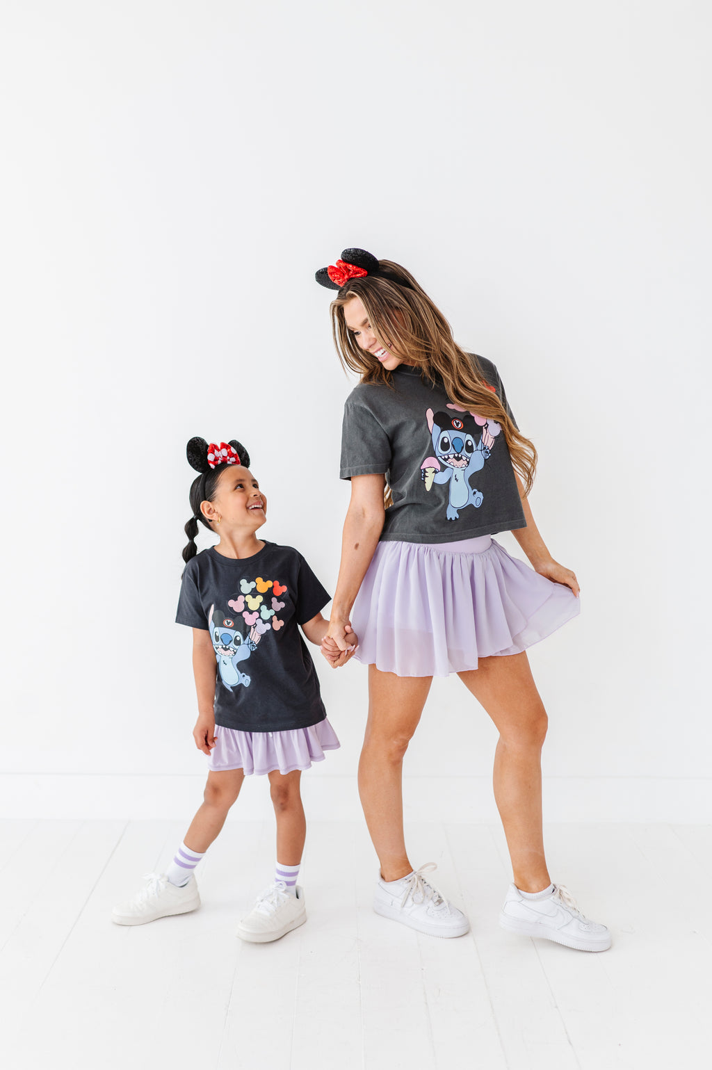 Balloon Stitch | KIDS CHARCOAL TEE