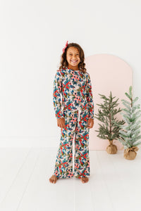 Holly Floral | GIRLS WIDE-LEG SET