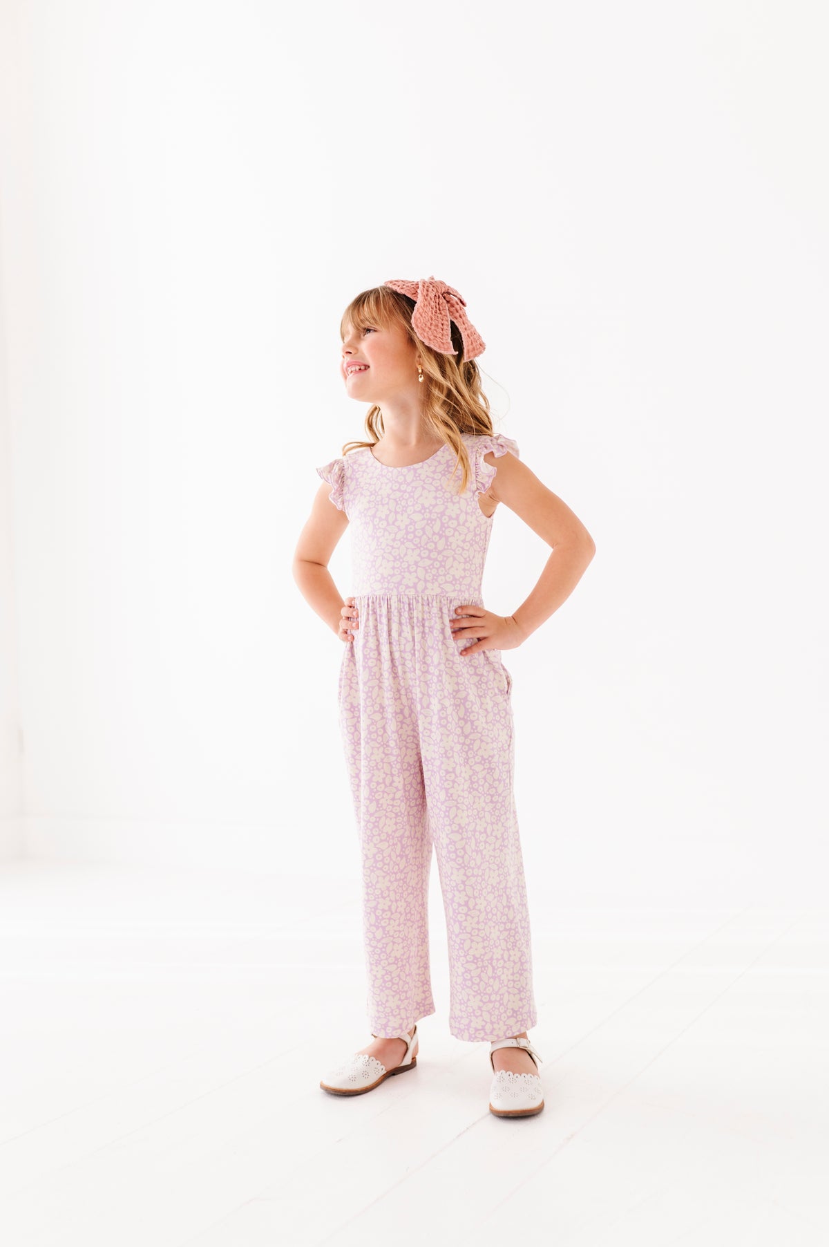 Iris FORAL | Cropped Pant Romper