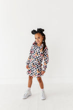 Load image into Gallery viewer, Checkered Minnie Pumpkins | KIDS 1/4th Zip Up