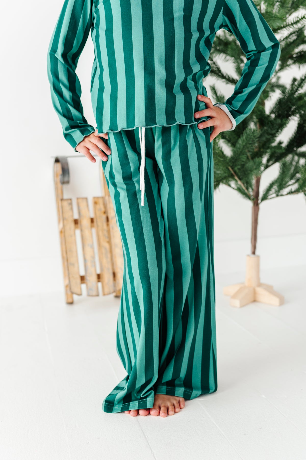Evergreen Stripes | GIRLS 2-Piece SET