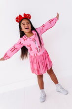 Load image into Gallery viewer, Pink Park Bows | KIDS Cropped Hoodie
