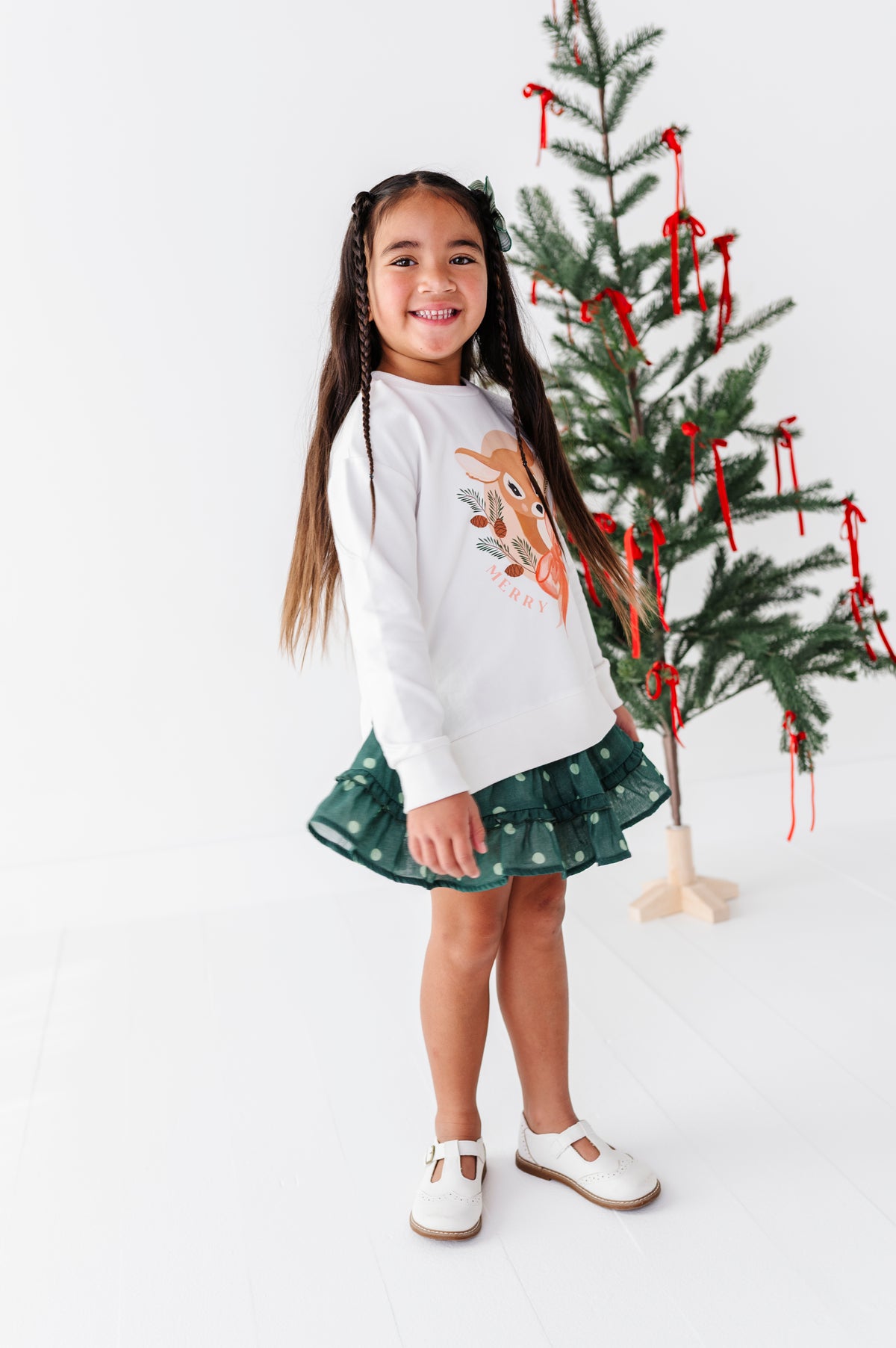 Darling Deer | Side Split Sweatshirt