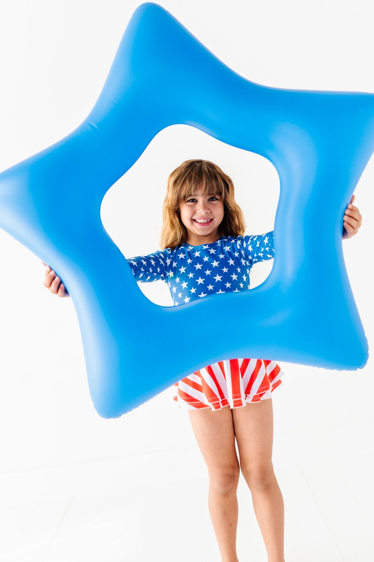 Stars + Stripes | Rashguard Skirted 2-Piece