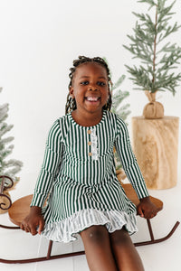 Green Stripes | NIGHTGOWN