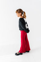 Noel Black | Bow Back Crop Sweater