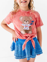 Load image into Gallery viewer, Teddy | RED Tie Front Tee